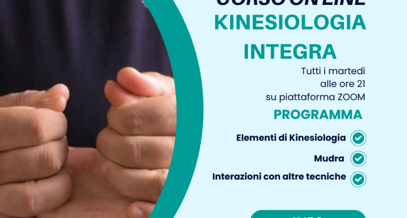 Corso di Kinesiologia Applicata Integrata – Corso On Line su Zoom