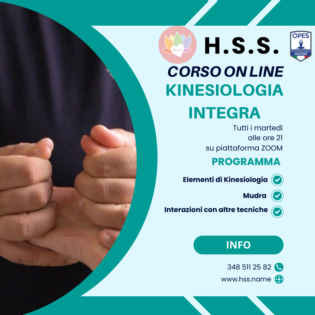 Corso di Kinesiologia Applicata Integrata - Corso On Line su Zoom