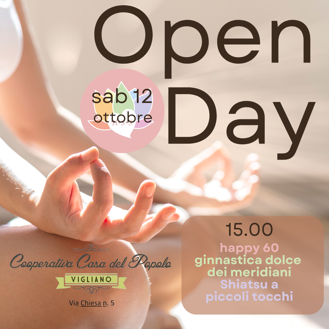 Open Day - Shiatsu a piccoli tocchi